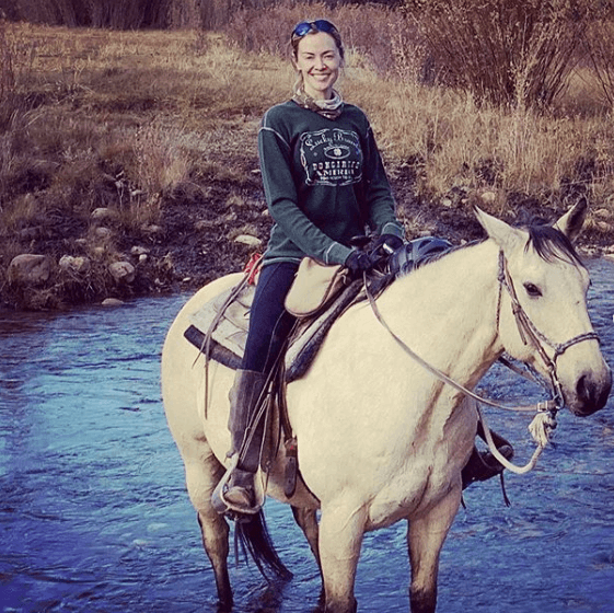 Kristanna Loken Horse Riding (Lifestyle)